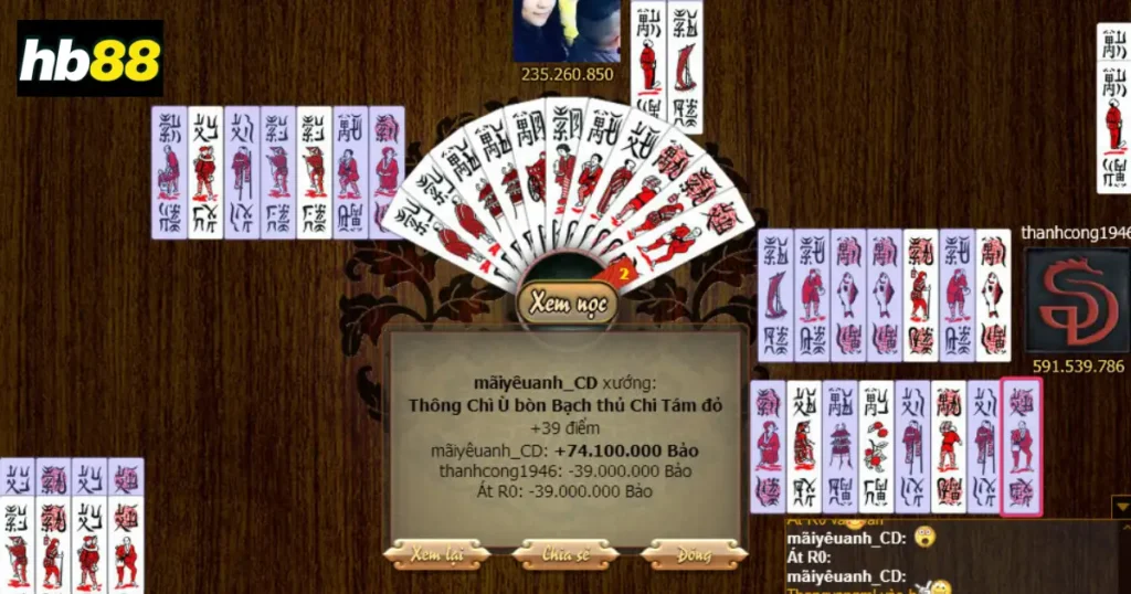 Cách chơi bài chắn tại HB88